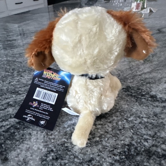 Back to the Future Einstein Plush 6"-7" Chibi Dog Stuffed Animal Toy NEW NWT - Picture 5 of 9